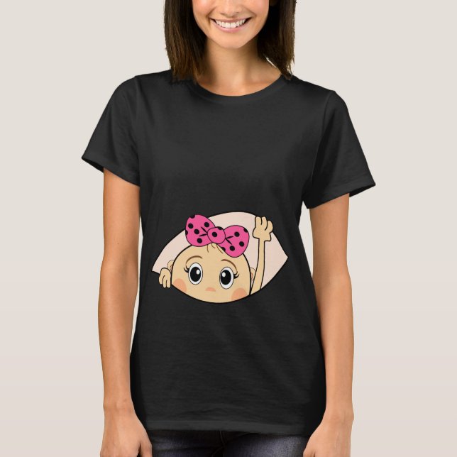 CAMISETA MATERNIDADE FUNNA, GRAVIDEZ, GRÁVIDA (Frente)