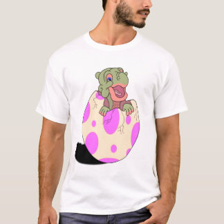 CAMISETA MATERNIDADE INFANY DO OVO DE CHOQUE DO DINOSSAURO