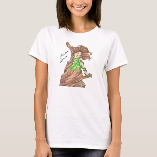 Camiseta Maternidade Mother Earth (Frente)