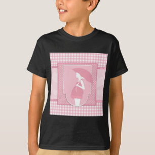 Camiseta maternidade rosa