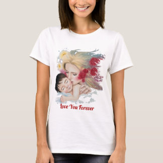 Camiseta Maternidade: Te Amo Para Sempre