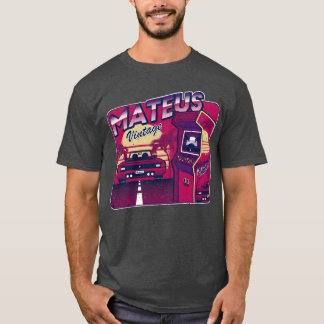 Camiseta Mateus Personalizado Gamer Antigo 80s 90s