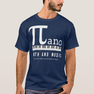 Camiseta Math and Music Inspired Design