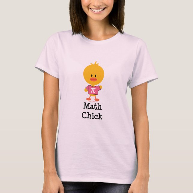 Camiseta Math Chick Organic Tee Shirt (Frente)