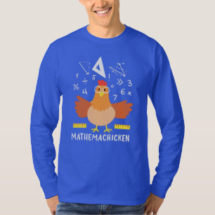 Camiseta Math Chicken Gag Funny Mathemachicken Professor