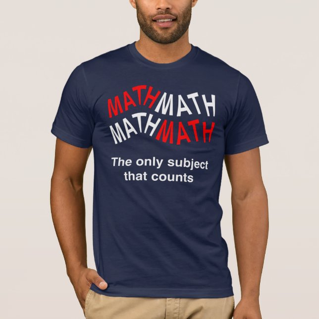 Camiseta Math Counts Wavy (Frente)