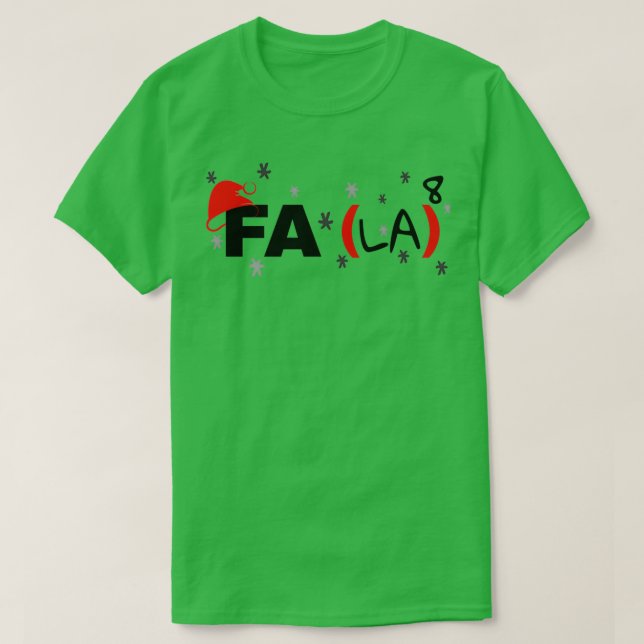 Camiseta Math Fa La Fa La (Frente do Design)