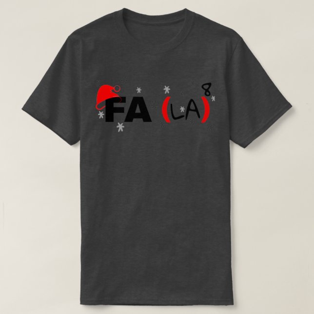 Camiseta Math Fa La Fa La 3 (Frente do Design)