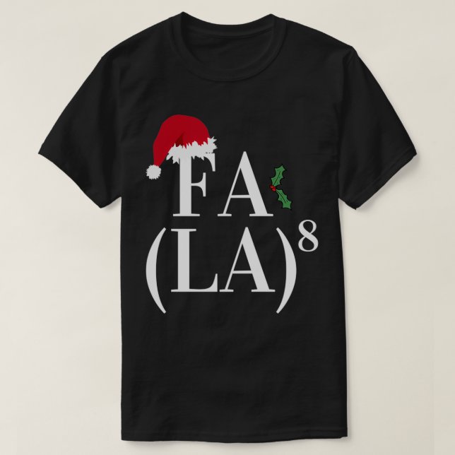 Camiseta Math fa la fa la x8 (Frente do Design)