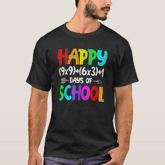 Camiseta Math Formula 100 Days Of School  Math Teacher 100t