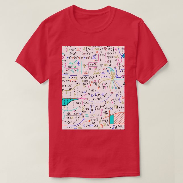 Camiseta Math Homework (Frente do Design)
