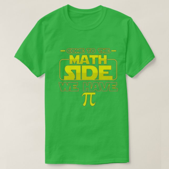 Camiseta Math humer drone Math é um pedaço de Pie citando M (Frente do Design)