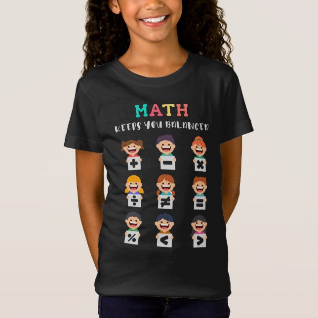 Camiseta Math keeps you balanced (Frente)