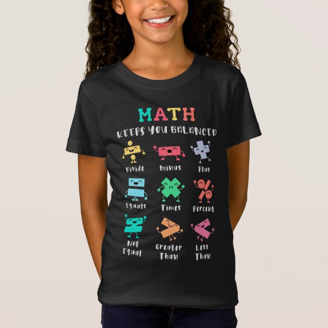 Camiseta Math keeps you balanced (Frente)