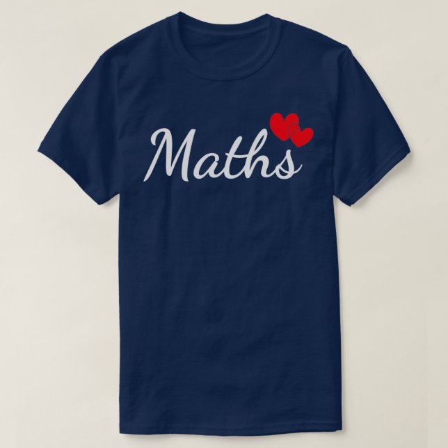 Camiseta Math Love (Frente do Design)