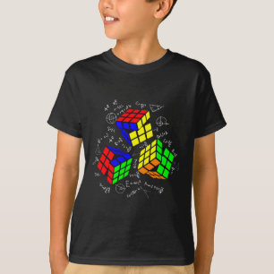Camiseta Math Lover Cuber Speed Cortando Quebra-cabeça Engr