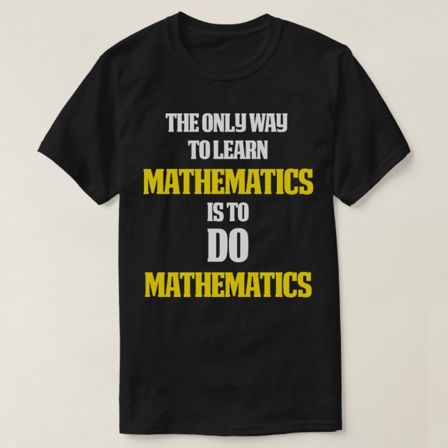 Camiseta Math Lovers presentes Math dom Matemático Faça Mat (Frente do Design)