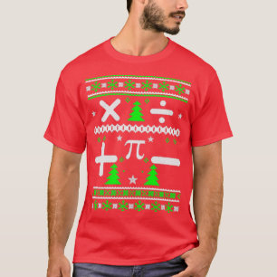 Camiseta Math Math Ugly Christmas Sweets Xmas