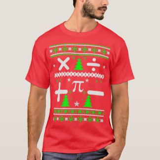 Camiseta Math Math Ugly Christmas Sweets Xmas