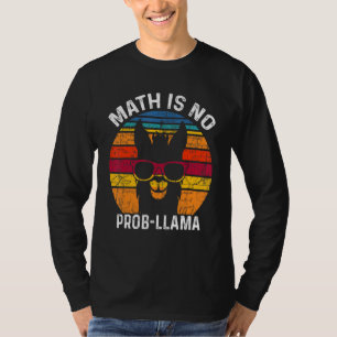 Camiseta Math Não É Profissional Lhama Lhama Fantasia de