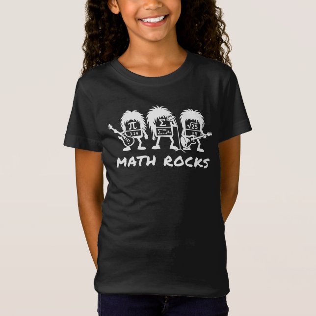 Camiseta Math Rocks Academic Rock Band Humor (Frente)