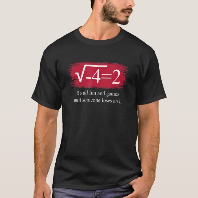 Camiseta math saying complex numbers (Frente)