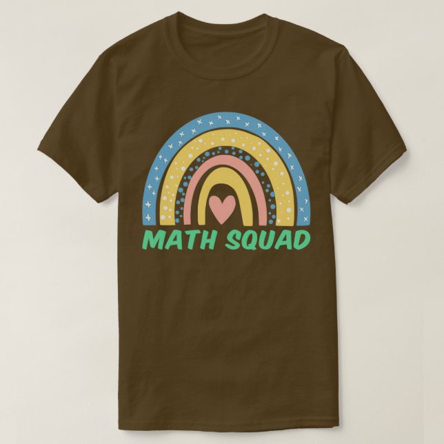 Camiseta Math Squad III (Frente do Design)