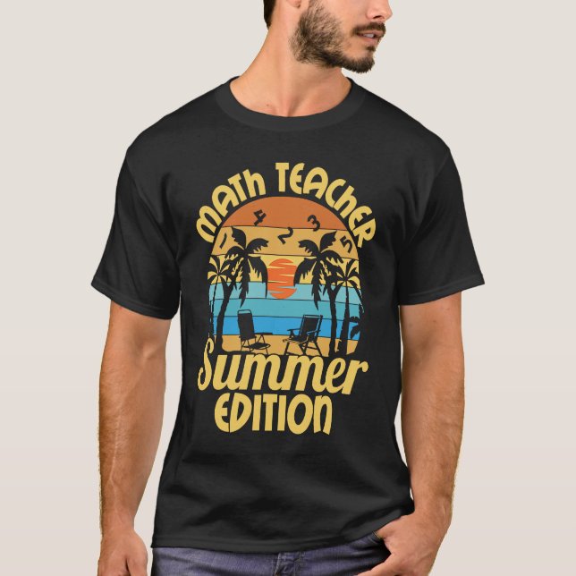 Camiseta Math Teacher Educational Rockstar Education School (Frente)