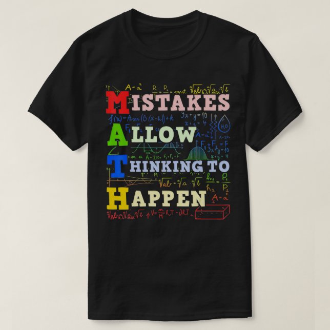 Camiseta Math Teacher Math Student Mathematics  (Frente do Design)