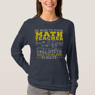 Camiseta Math Teacher Mathematician Mathematics School