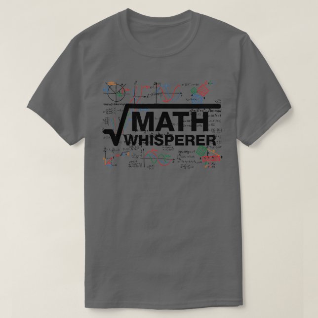 Camiseta Math Whisperer (Frente do Design)