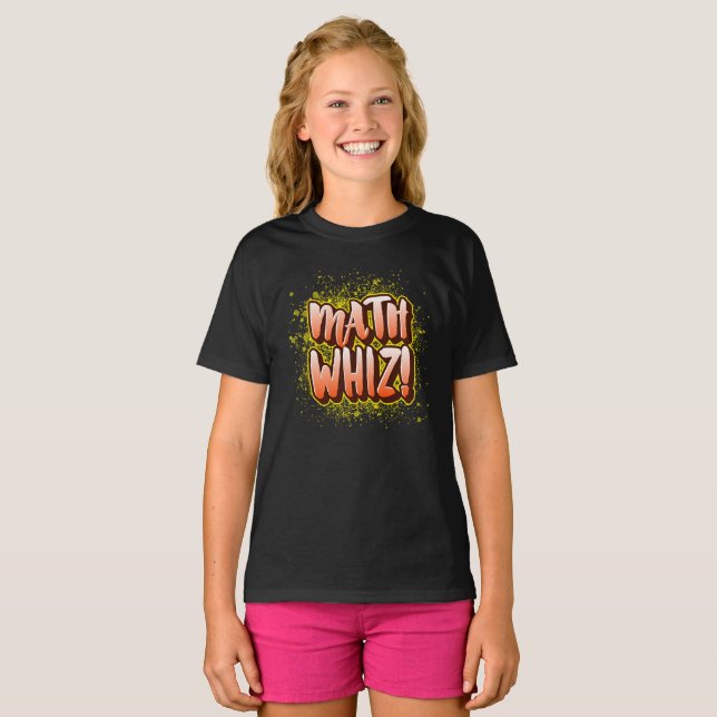 CAMISETA MATH WHIZ! (Frente Completa)