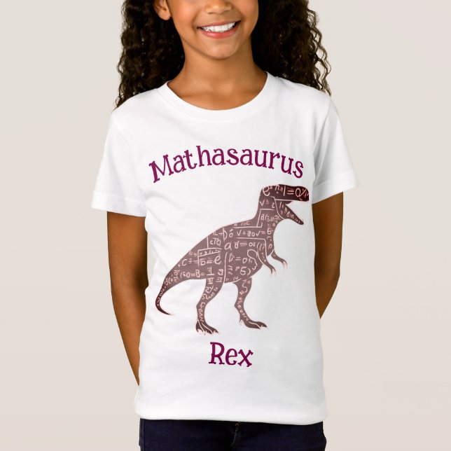 Camiseta Mathasaurus Rex (Frente)