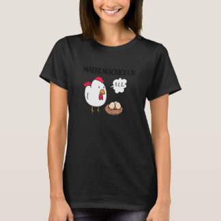 Camiseta Mathemachicken Matemática Professor de Matemática