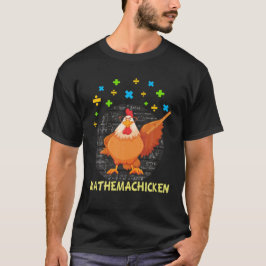 Camiseta Mathemachicken Professor Math Adora Frango Engraça