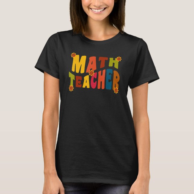 Camiseta Mathematics Equation Back To School Retro Math Tea (Frente)
