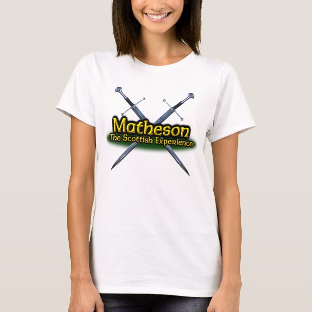 Camiseta Matheson The Scottish Experience Clan (Frente)