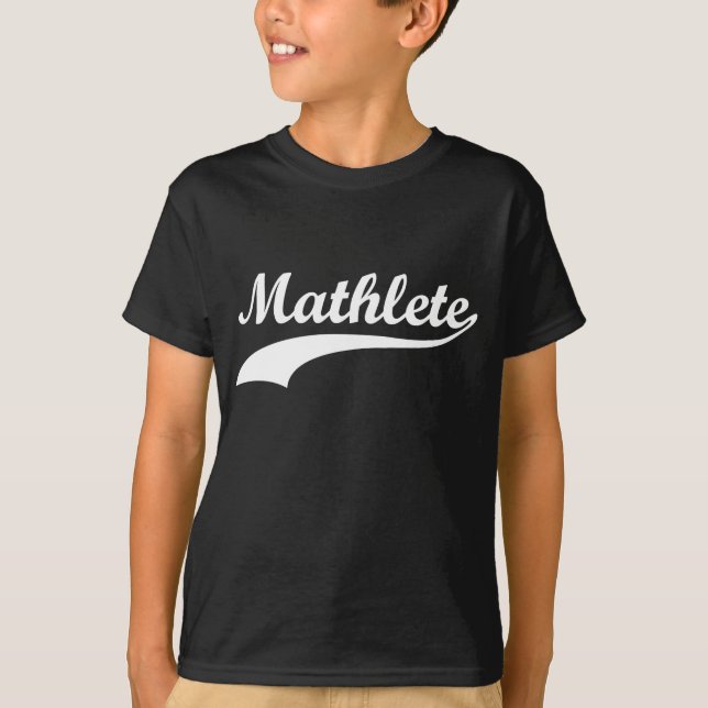 Camiseta Mathlete caçoa o t-shirt (Frente)