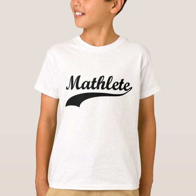 Camiseta Mathlete caçoa o t-shirt (Frente)