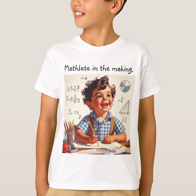 Camiseta Mathlete no Fazer. (Frente)