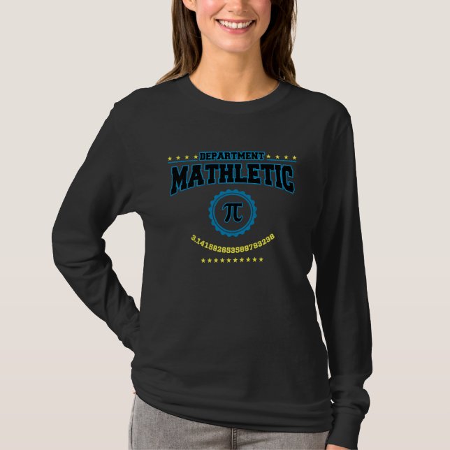 Camiseta Mathletic 3 14  Pi Day Math Teacher Mathematician  (Frente)