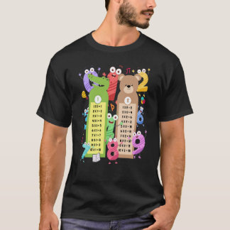 Camiseta Maths Table Costume Idea For Kids & Teacher Number