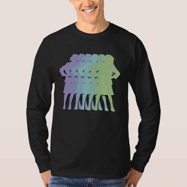 Camiseta Matilda Strong gradient musical theatre stance (Frente)