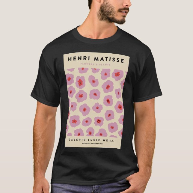 Camiseta Matisse Flowers &amp; Plants Classic T-Shirt (Frente)