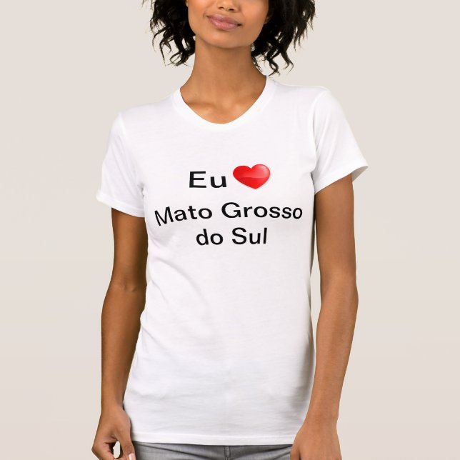 Camiseta Mato Grosso do Sul Brasil (Frente)