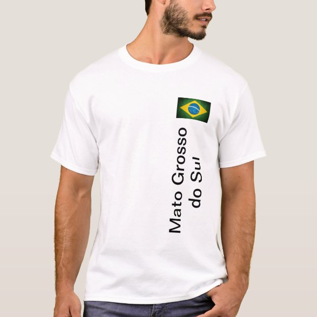 Camiseta Mato Grosso do Sul Brasil (Frente)