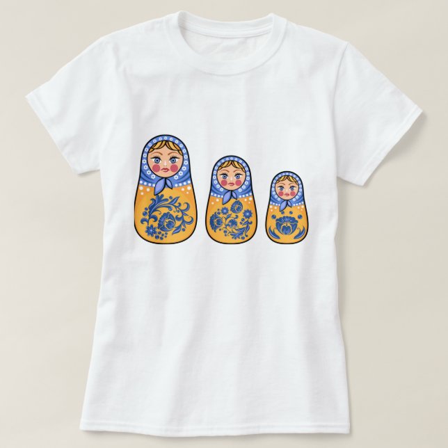 Camiseta Matreshka (Frente do Design)