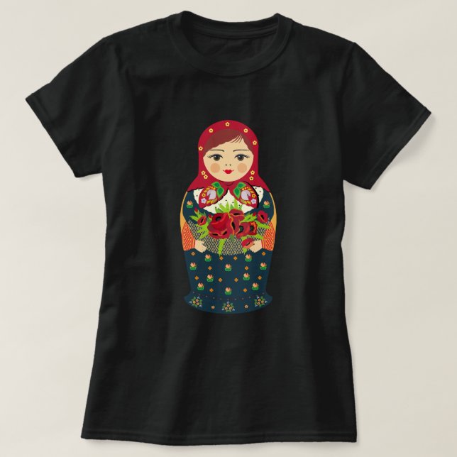 Camiseta Matreshka (Frente do Design)