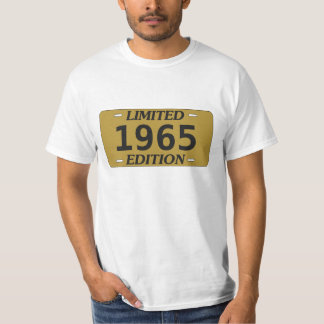 Camiseta Matrícula da vaidade do aniversário da edição