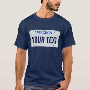 Camiseta Matrícula de Virgínia